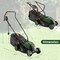 Costway Electric Corded Lawn Mower 12-AMP 14-Inch Walk-Behind Lawnmower with Collection Box